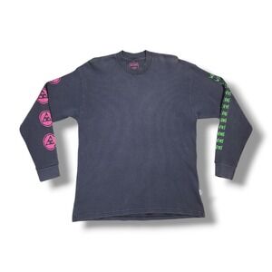 Welcome Skateboards Creepers Heavy Thermal Long Sleeve Gray T-Shirt Men's M